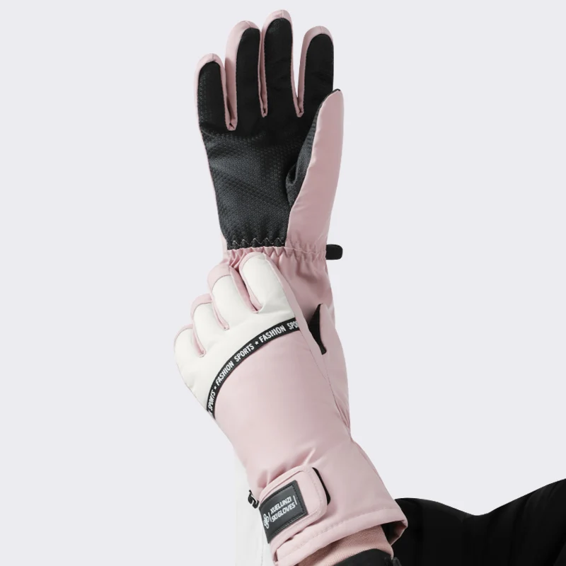 Waterproof Windproof Thinsulate Touch Screen Full Finger Winter Outdoor Ski Gloves For Women
