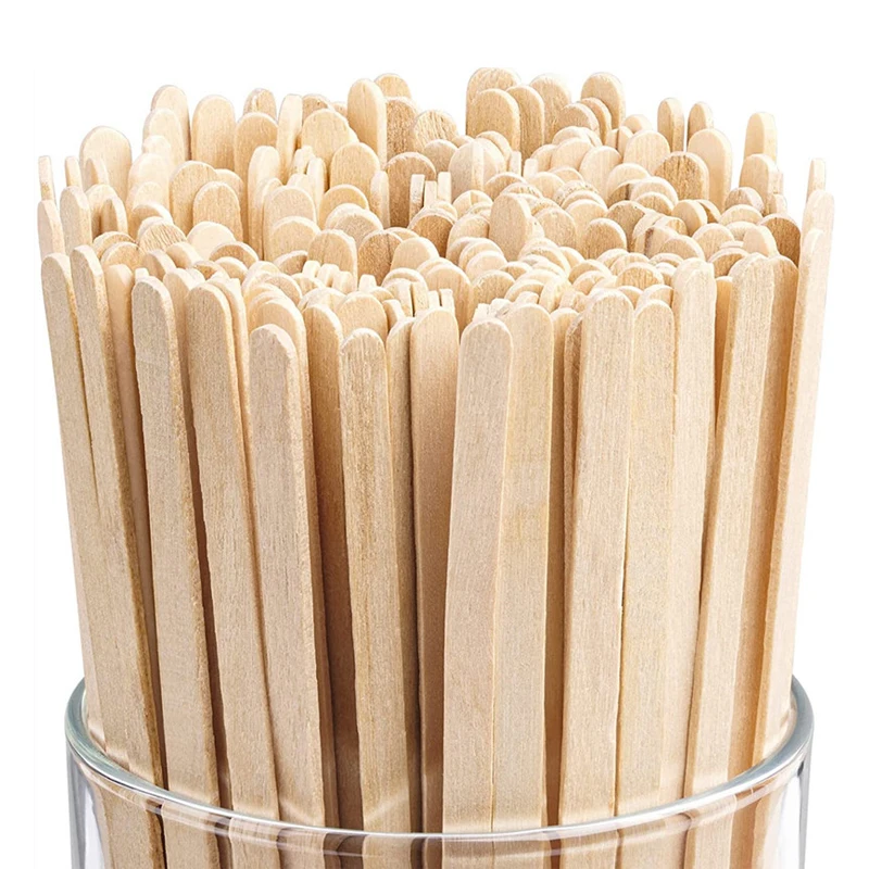 Customized Disposable Birch Wooden Coffee Stirrer Stick Wooden Drink Stick For Restaurant