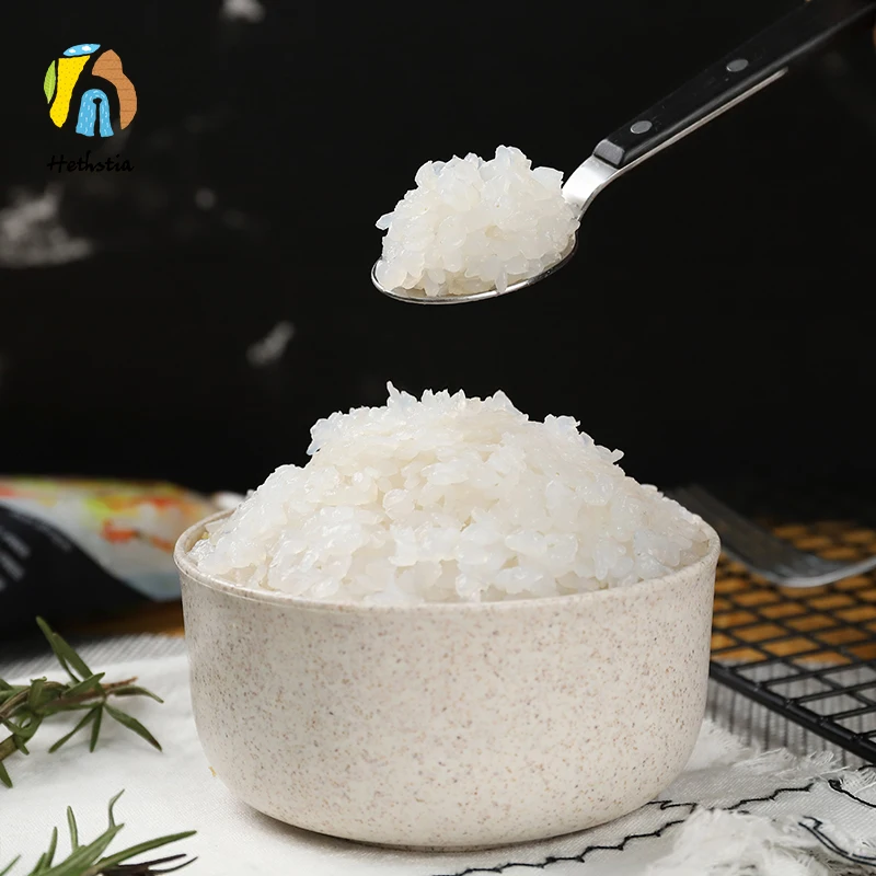 Fast cooking sugar free low calories shirataki rice konjac rice with package customized