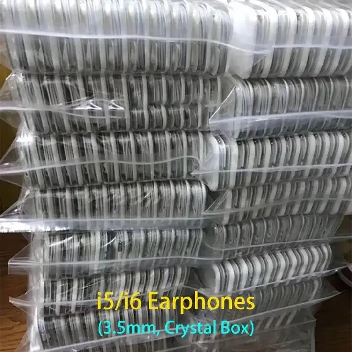 Hot Sell Factory Wholesale Original Quality 8pin Wired Earphones Headphone with Mic for iPhone 7/8/X/11/12