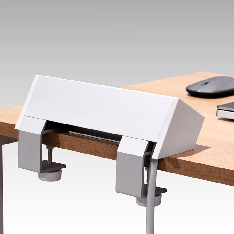 UK standard for office Removable Desktop Mount Multi-Outlets power outlet Clamp table socket with Dual USB