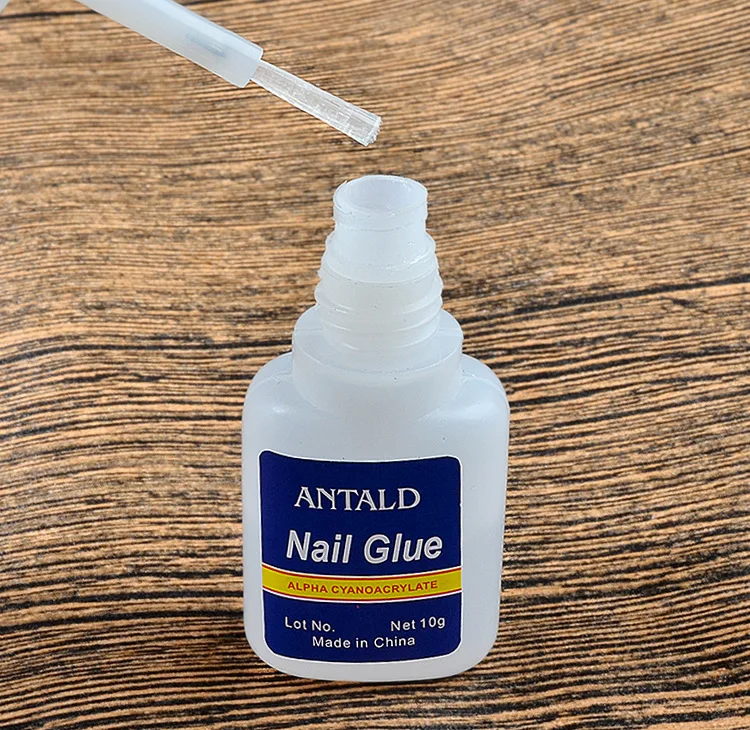 wholesale MSDS CNAS Approved Custom Private Label Acrylic False Fake Nail Tips Glue 2g 3g 10g Pink Brush Presse On Nail Glue Gel