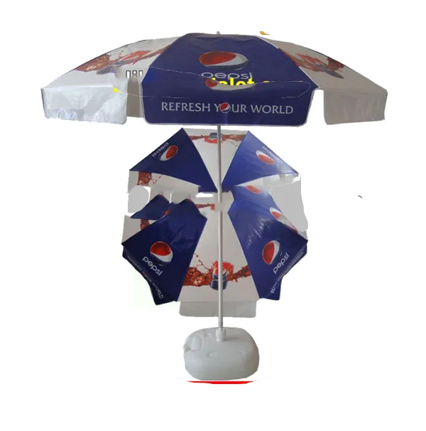Оптовая продажа рекламный пляжный зонтик от солнца для Пепси
