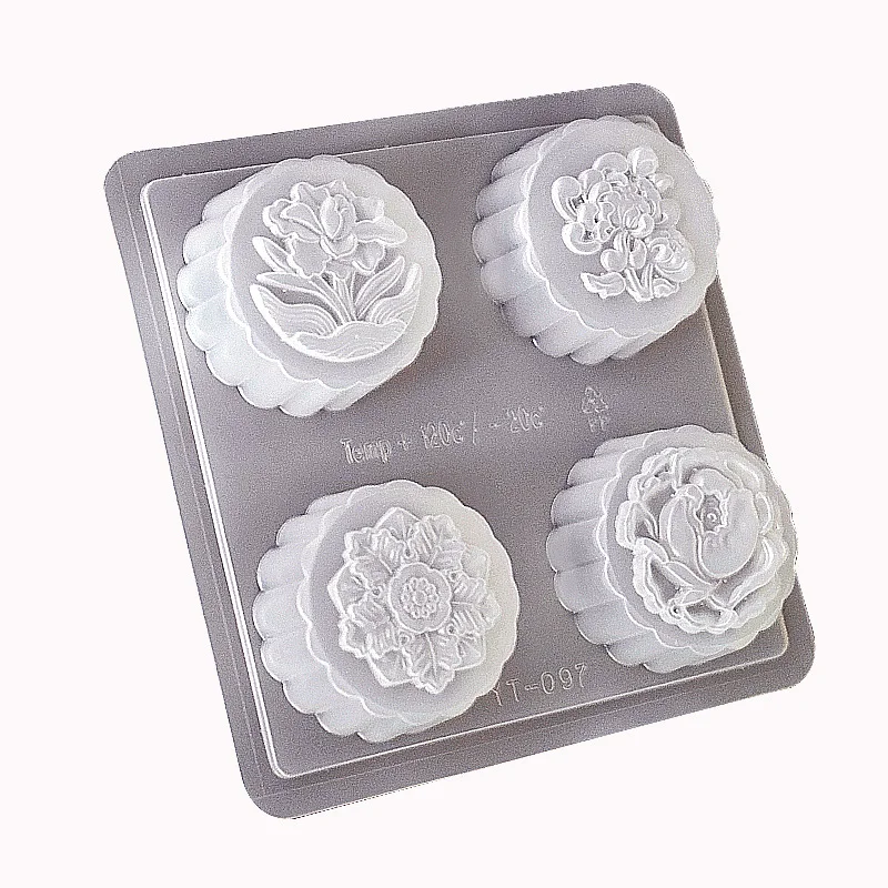 Amazon Mooncake Mold Different Flavor Creative PP Plastic Cake Turntable Cake Rack Decoration Moon Cake, Pineapple Everyday