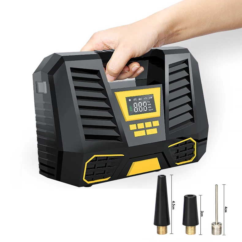 150psi Digital Air Compressor Electric Auto Pump Car Bike Wheel Inflator 22 Cylinder Tire Air Inflator