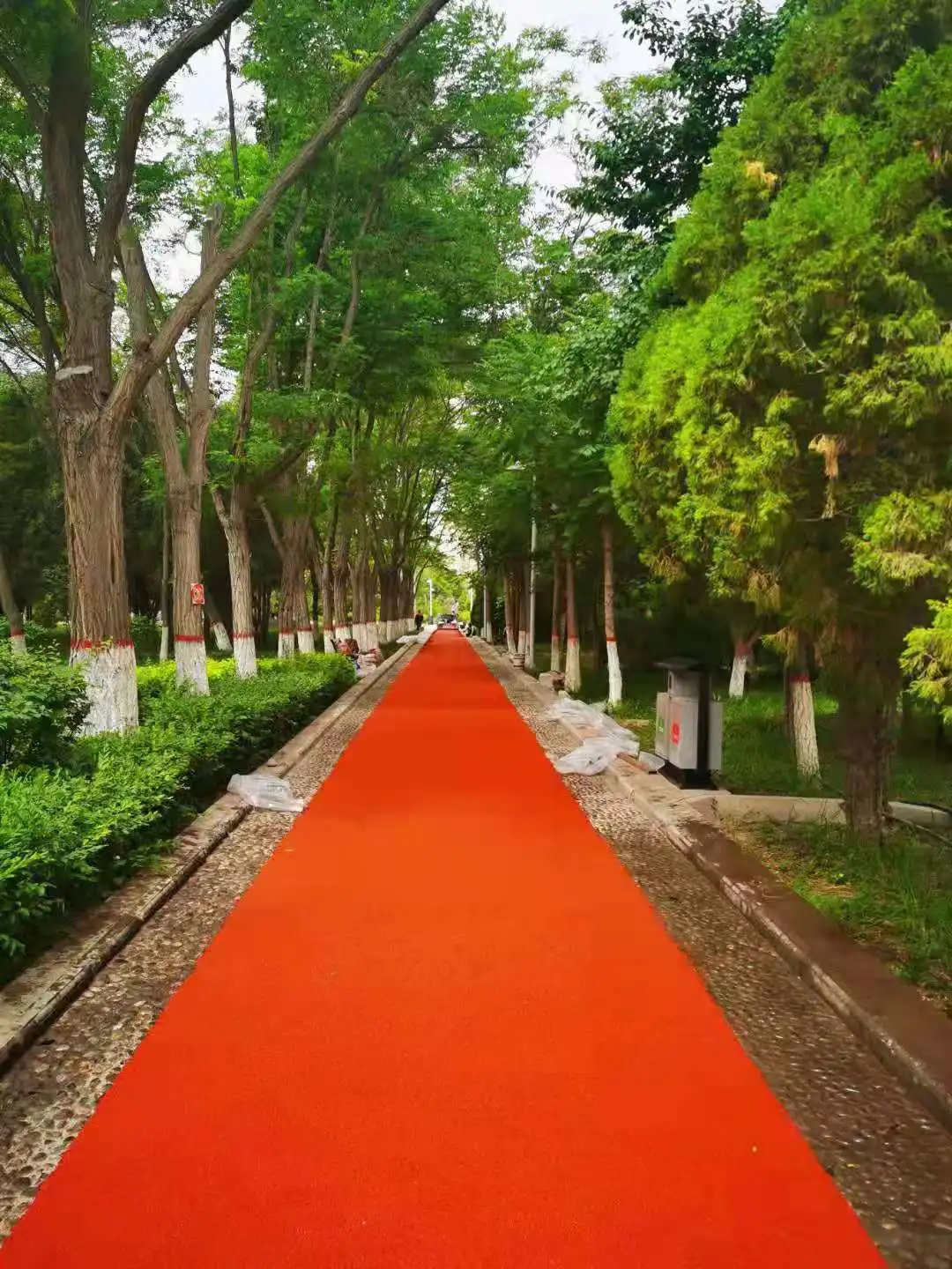 epdm color rubber granules floor surfacing for park rubber walking path jogging track FN-I-24040301