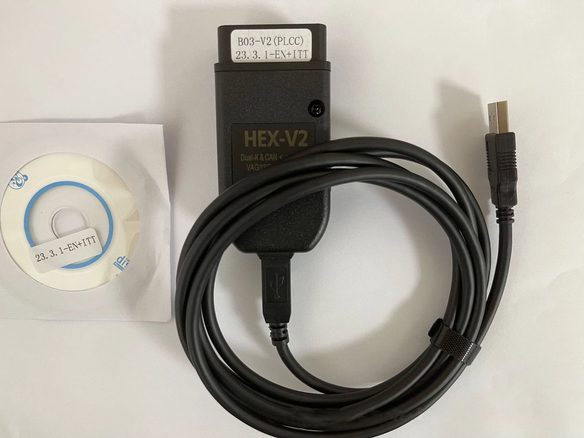 HEX V2 VAG V22.10 V23.3 VCDS 5053 AT162+FT232 for Volkswagen Audi and More