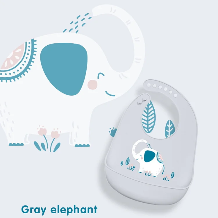 Sublimation Custom Baby Dribble Boy & Girl Feeding Bibs Silicone Safe