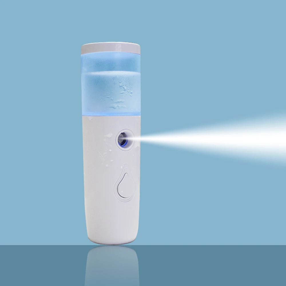 
Colorful light Matte Drop and Heart-shaped Portable Facial Steamer Nebulizer Skin Care beauty equipment gifts Nano Mist Sprayers 