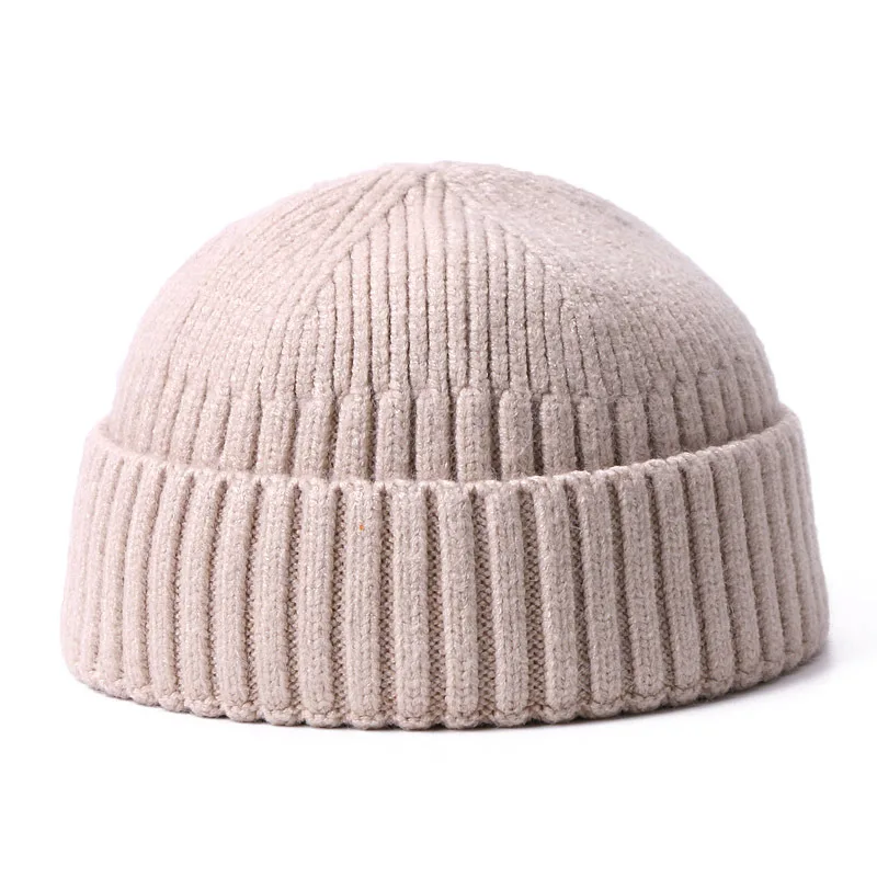 Ready to Ship Winter High Quality Knitted Melon Skin Cap Baby Beanies