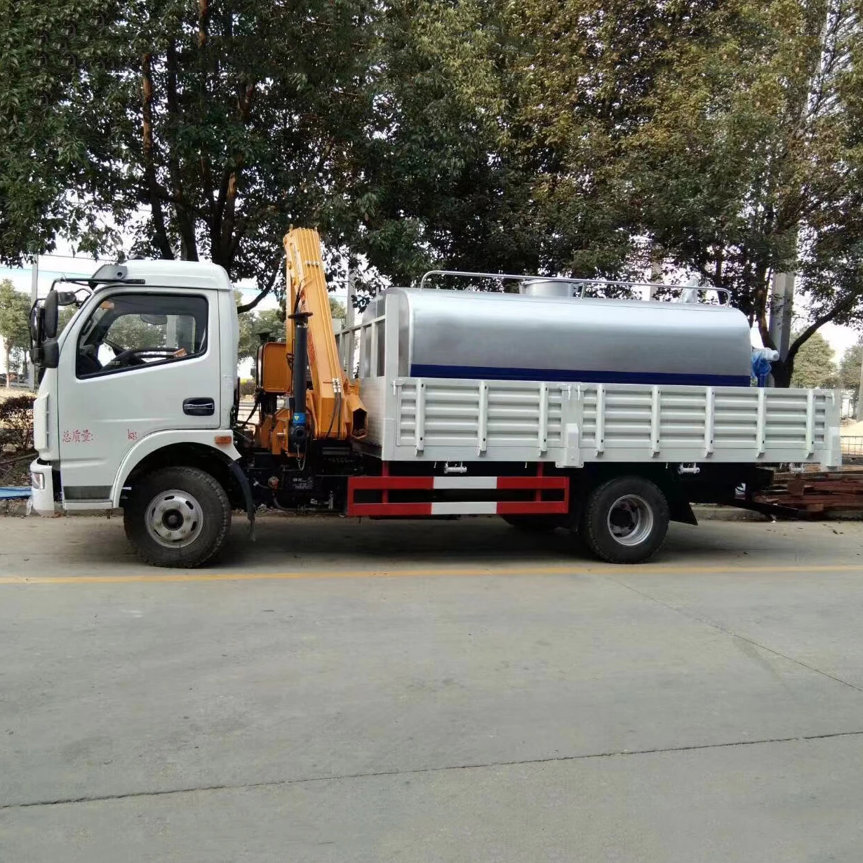 3 ton crane truck articulated arm knuckle boom manipulators crane with remote control