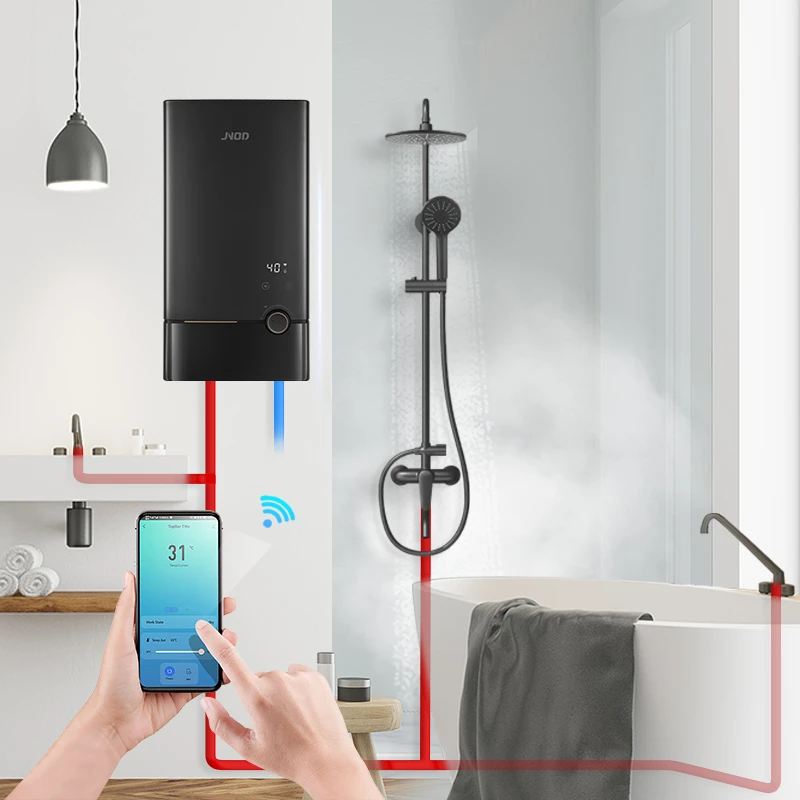 home commercial rapid electric heating 24kw 3 phase 400v tankless water heater instant electric geyser for whole house