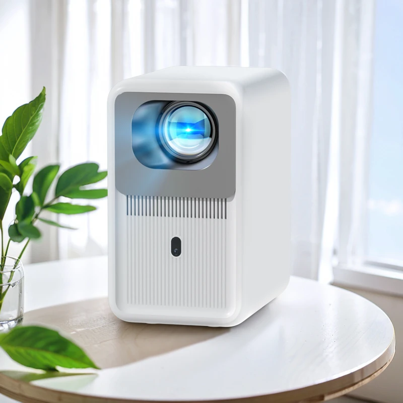 New Design Wholesale E50 Small Mini Video Projector 4K Android Smart Bluetooth Wifi Home Cinema Led Projector For Presentation