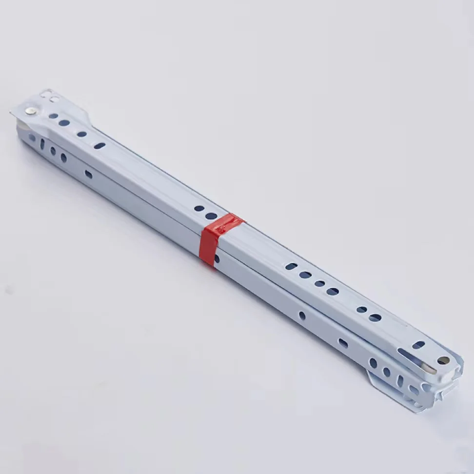 Roller Drawer Sides Kitchen Hardware Furniture Corredera Telescopic Steel Cabinet Drawer Slides Telescopic Sliding Roller Track