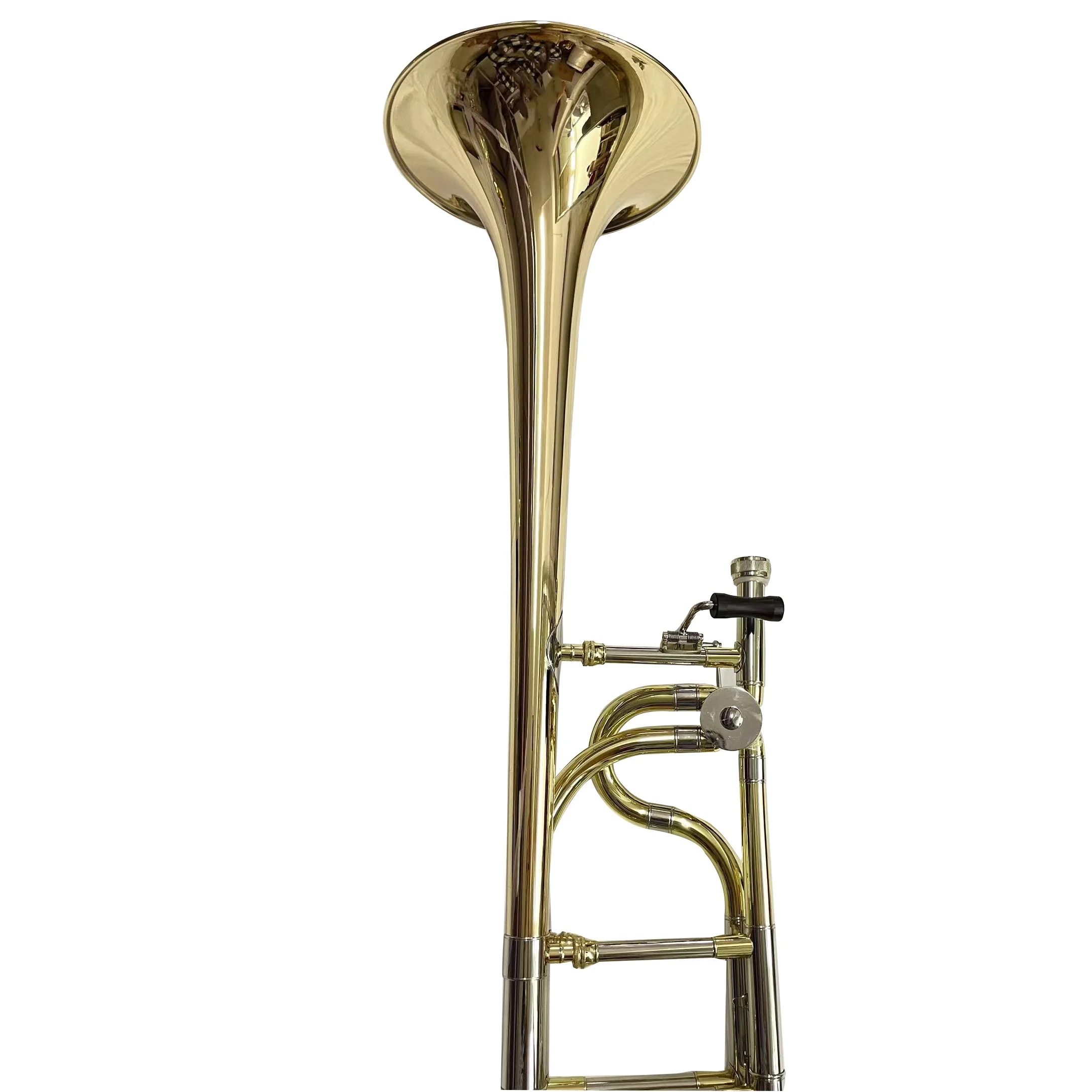 Yellow brass material slide trombone Factory produce high quality slide tenor trombone