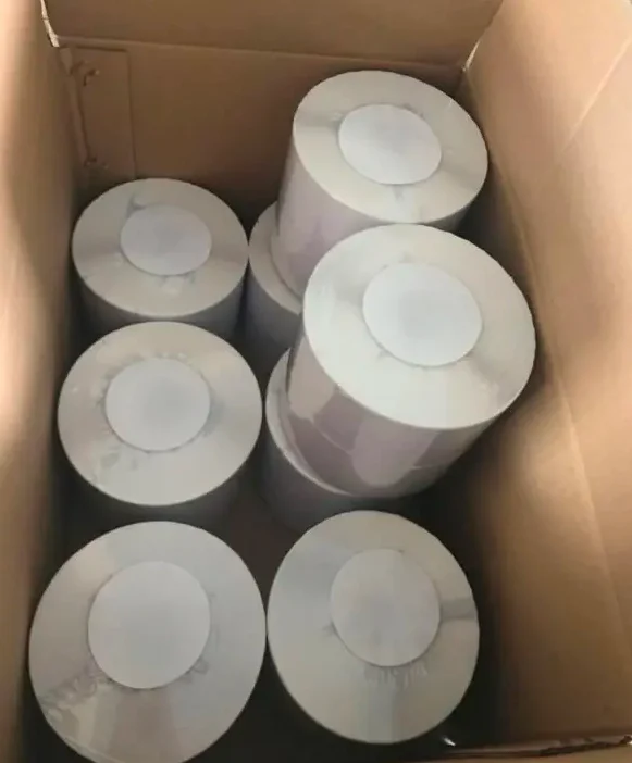 Hot selling thermal label sticker roll custom printed thermal color label 4x6 sticker material thermal transfer label paper