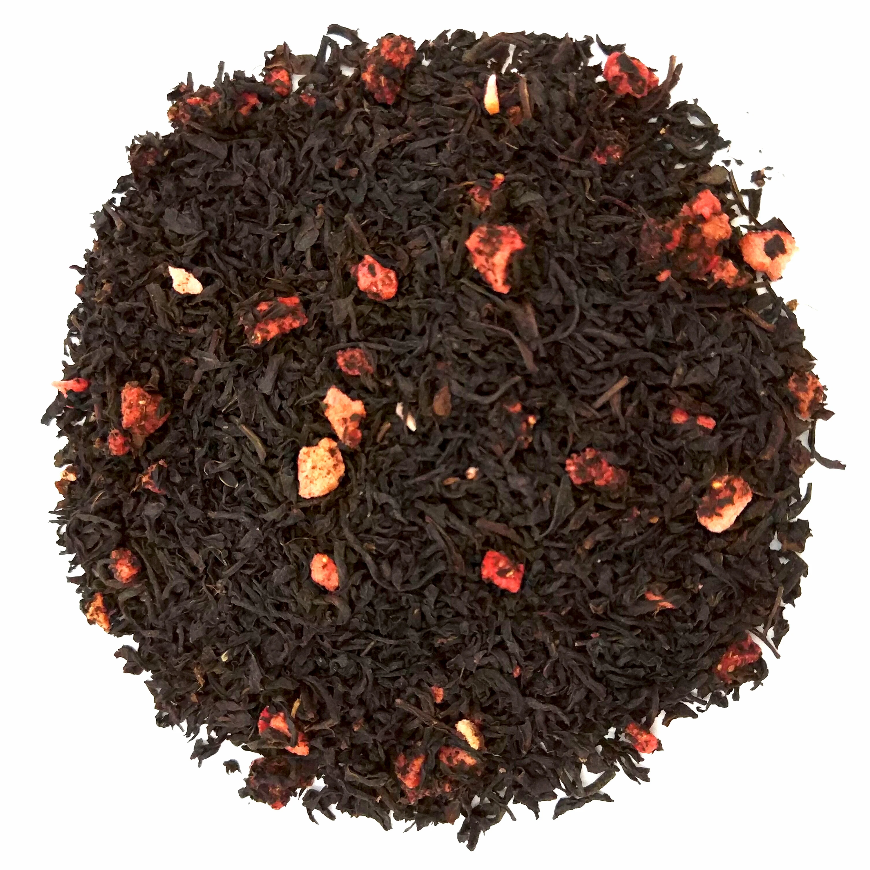 Премиум клубничный ванильный черный чай с сушеным фруктовым чаем, Смесь натуральных фруктов, Цейлонский черный чай (1600229393445)