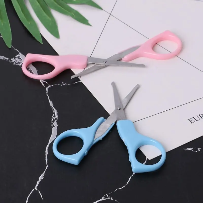 Factory Wholesale Baby Nail Beauty Care Newborn Safety Stainless Steel Random Color Printing Scissors