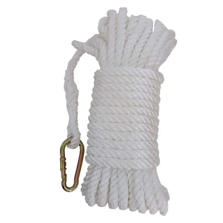 
personal Customized Cotton Twisted Security bundling 1 ton White safety rope for industry 