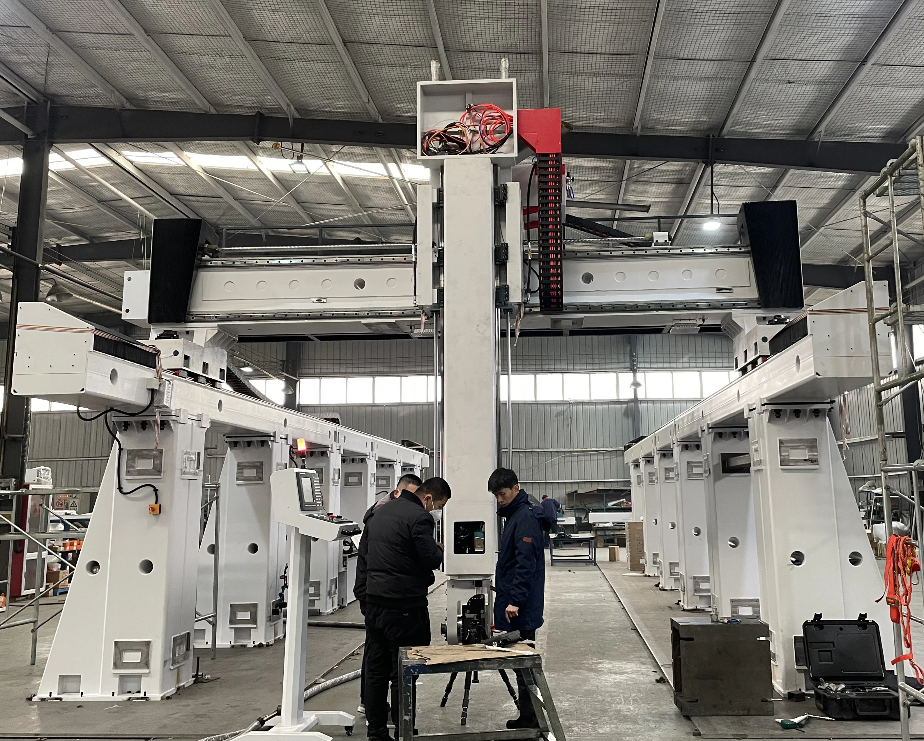 custom high precision 5 axis aviation automotive cnc milling machine with pallet changer