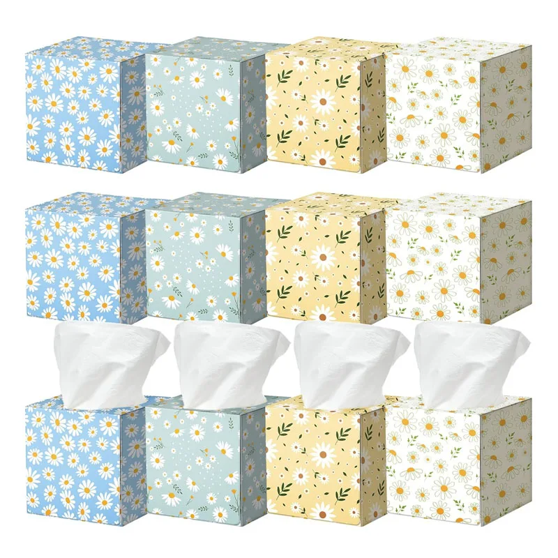 Cheap Price Dry Facial Cleansing Tissue Facial Tissues Boxes Cube 2 Ply 550 Sheets Soft Facial Tissue