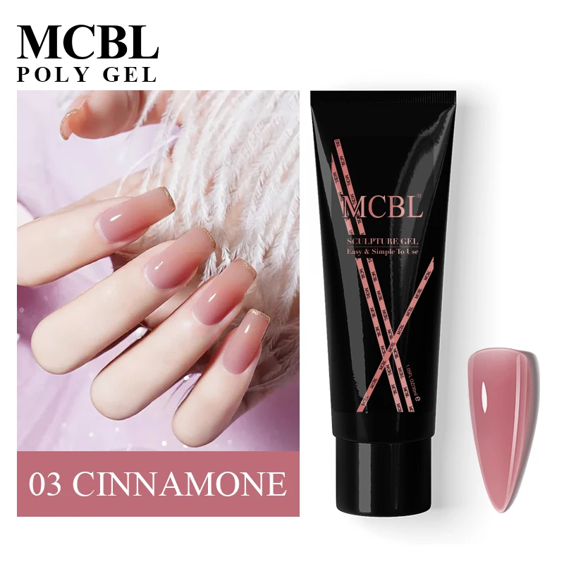 Poly Fast Building Gel 30ml Tube Packing Nail Extension Gel UV Nail Art Beauty Gel