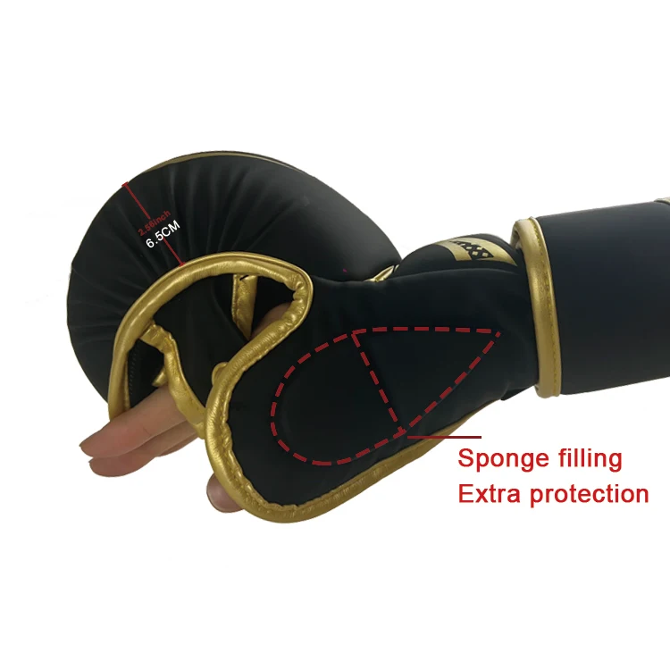 Low MOQ highest quality customized boxing fighting MMA Gloves cage ring mma gloves cowhide leather custom logo mma gloves