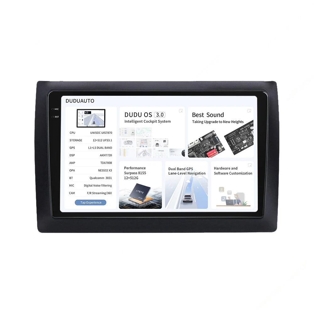 DUDU7 Android 13 Автомагнитола 2din 12G+512G Навигация GPS Мультимедиа Видеоплеер 2000*1200 Для Фиат Стило 2002-2010