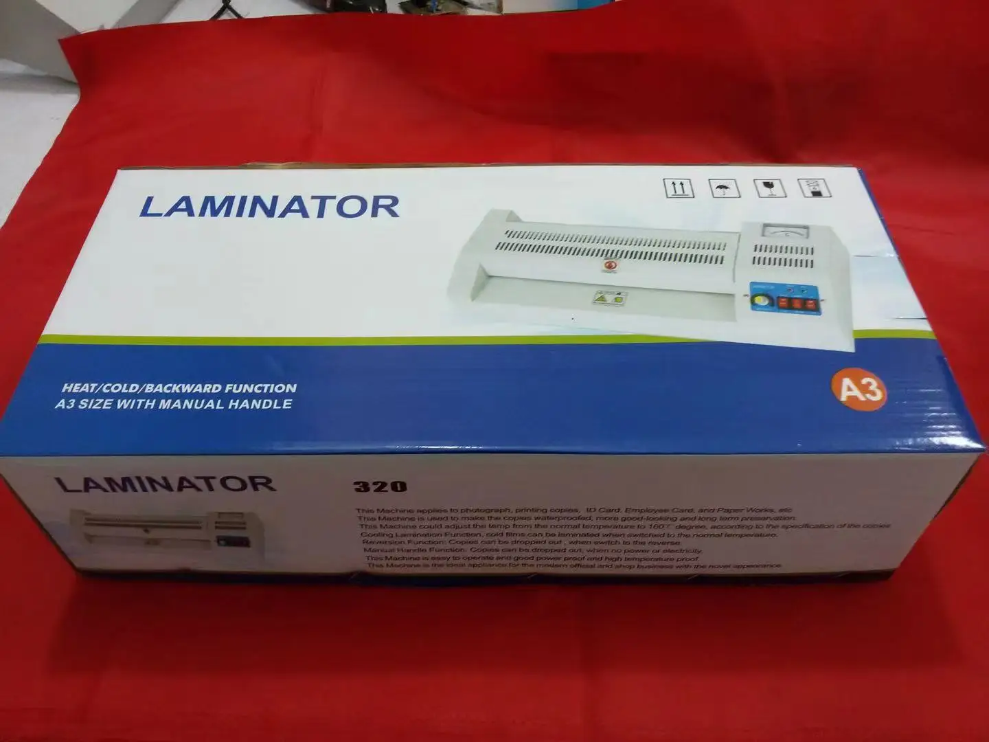 China professional supplier YT-320A lamination for office/school laminator A3a4 laminating machine