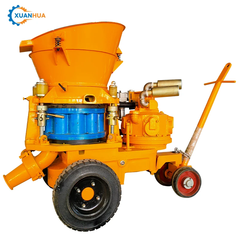 pz5P portable pneumatic mining dry mix cement shotcrete gunite machine