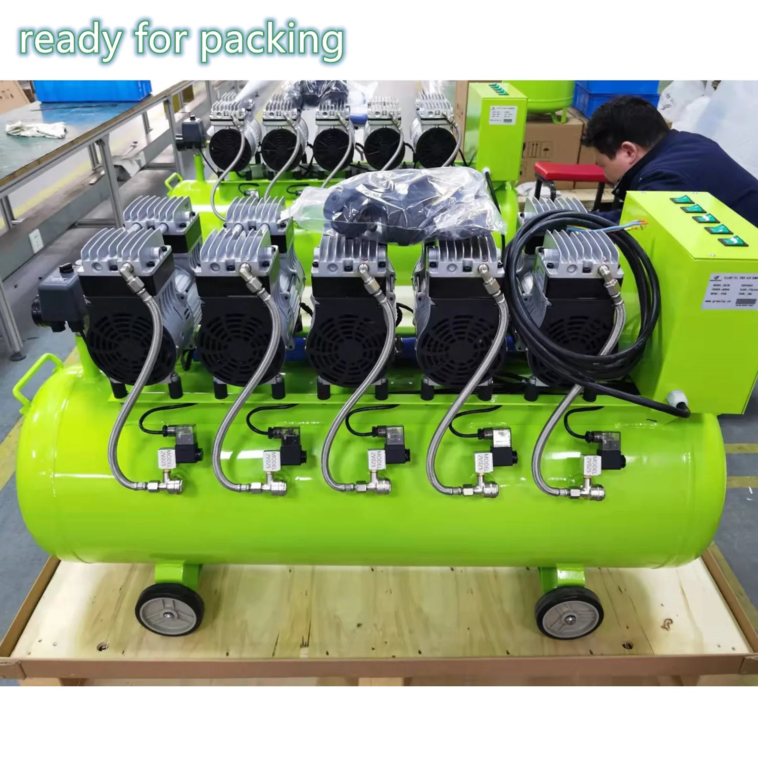 5Hp Silent Oil Free Air Compressor with 150L tank