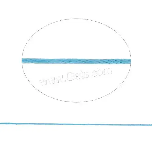 Wholesale fashion jewelry making findings Waxed Cotton Cord with plastic spool 1mm Approx 70m/Spool 1313972