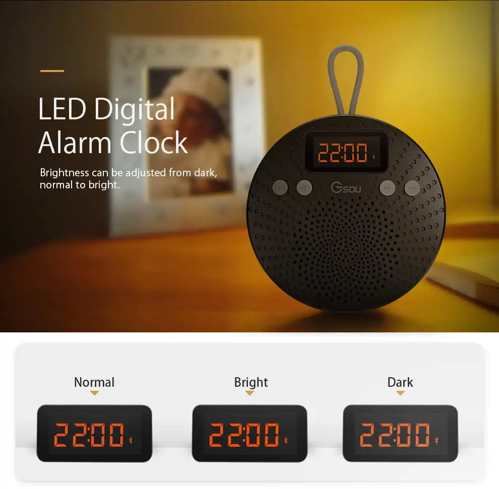 Newest Electronics Bathroom Waterproof shower Speaker with Fm radio