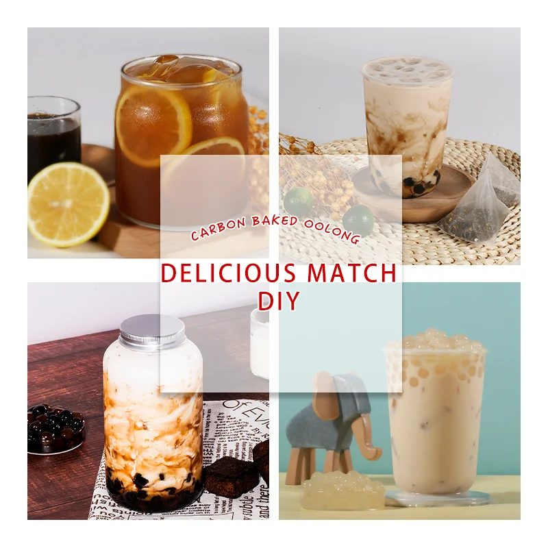 Advanced Carbon Roasting Oolong Tea Raw Material For Milk Bubble Tea