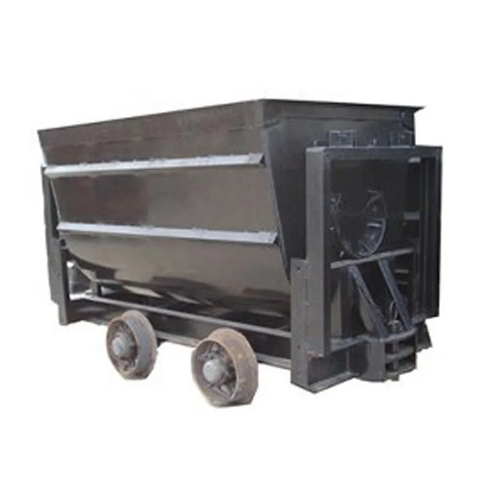 Mining Coal Cart Single-side Curved Rail Dumping Mine Ore Carts Price Underground Narrow Gauge Mine Car For Sale