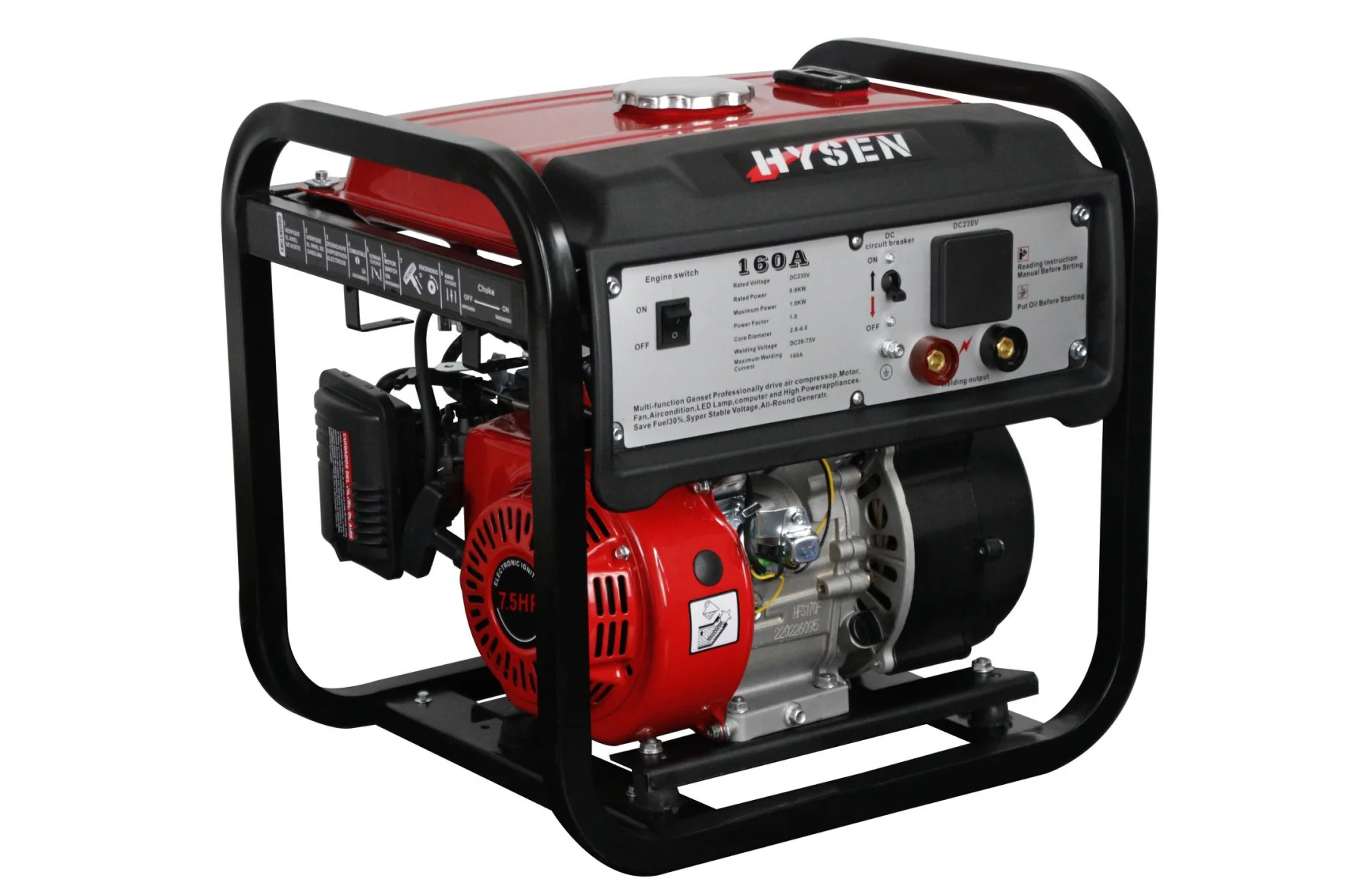 Hot Selling New Welder Generator Inverter 1KW 3KW 7HP Dc Arc Welder Generation Welding Inverter Generator Welder