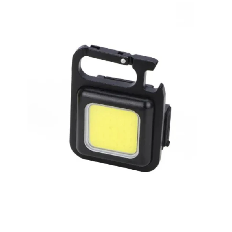 Mini Magnetic Led Keychain Light Flashlight Camping Flashlight Plastic Type C Rechargeable Portable Pocket Keychain