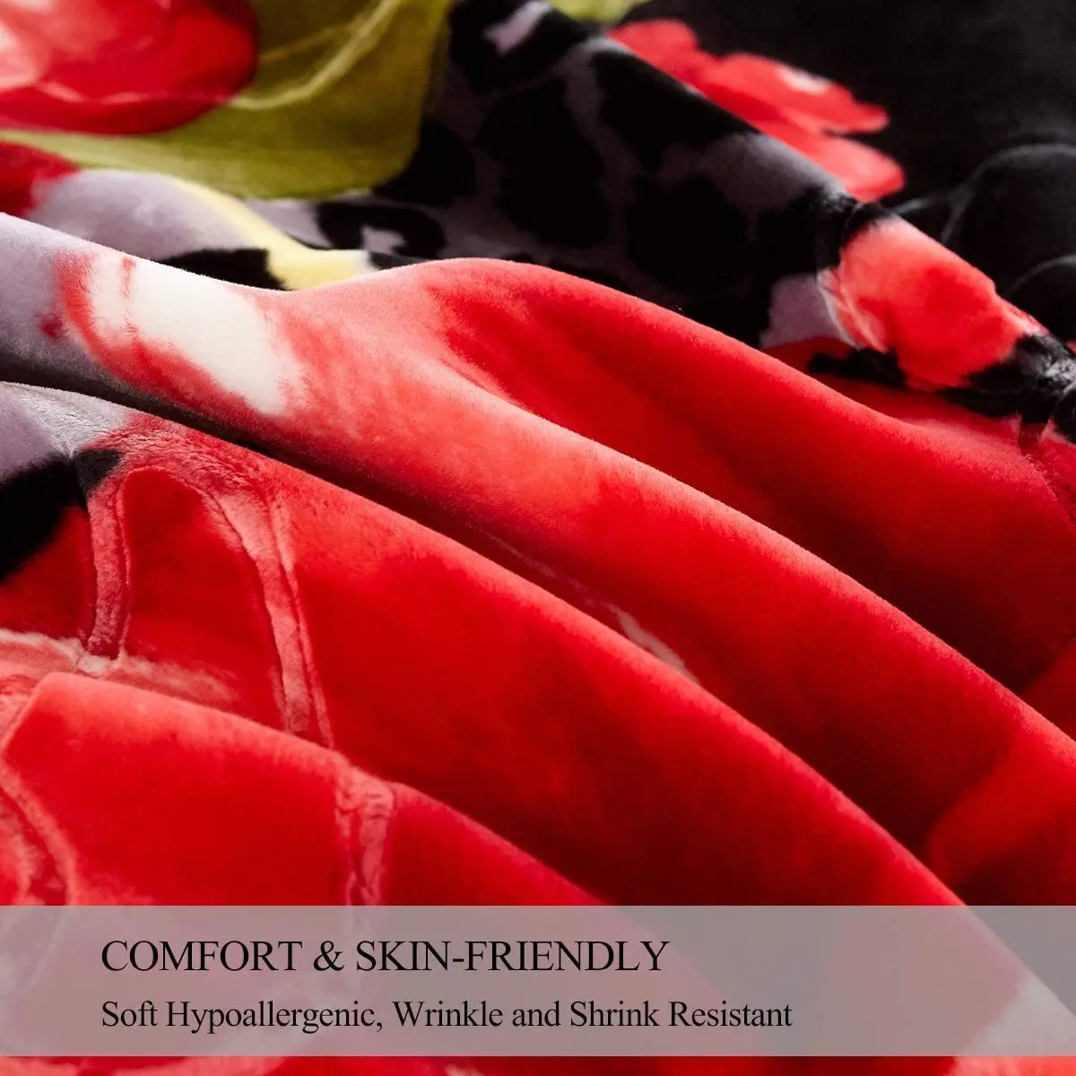 Super Soft Mink Korean Style Heavy Spain Blanket Plush Soft Warm 2 Ply Printed Raschel Bed Blanket for winter