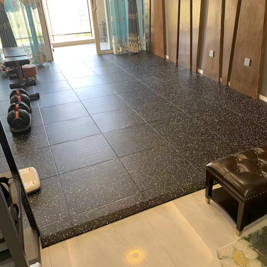 Sports Rubber Mat Fitness Mat gym club rubber flooring