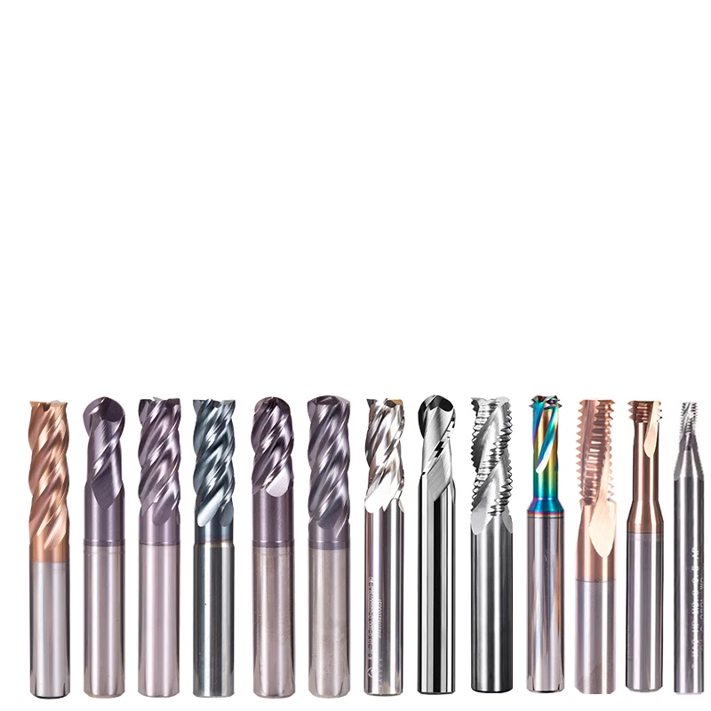 carbide end mill for stainless steel 4 Flute diamond coated cutting tools high precision cnc high quality milling cutter