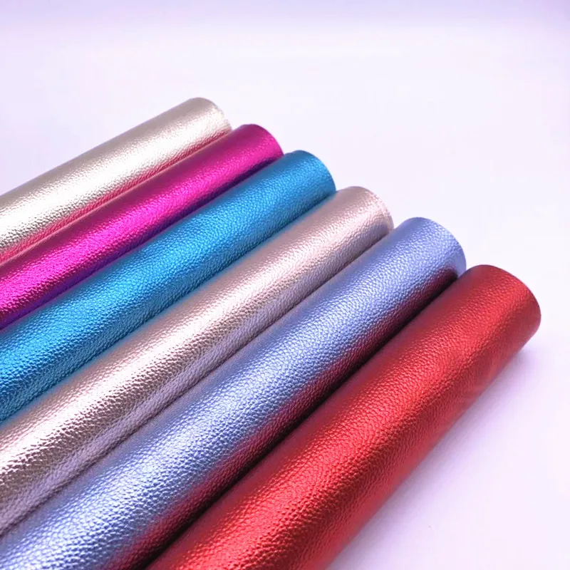 
Metal Lichi PU/PVC Leather For Bags Phone Case Cover DIY Fabric 