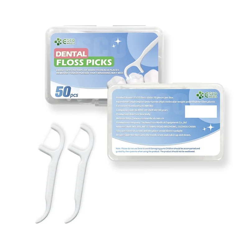 Cheap price individually wrapped coconut dental floss dispenser for tooth health