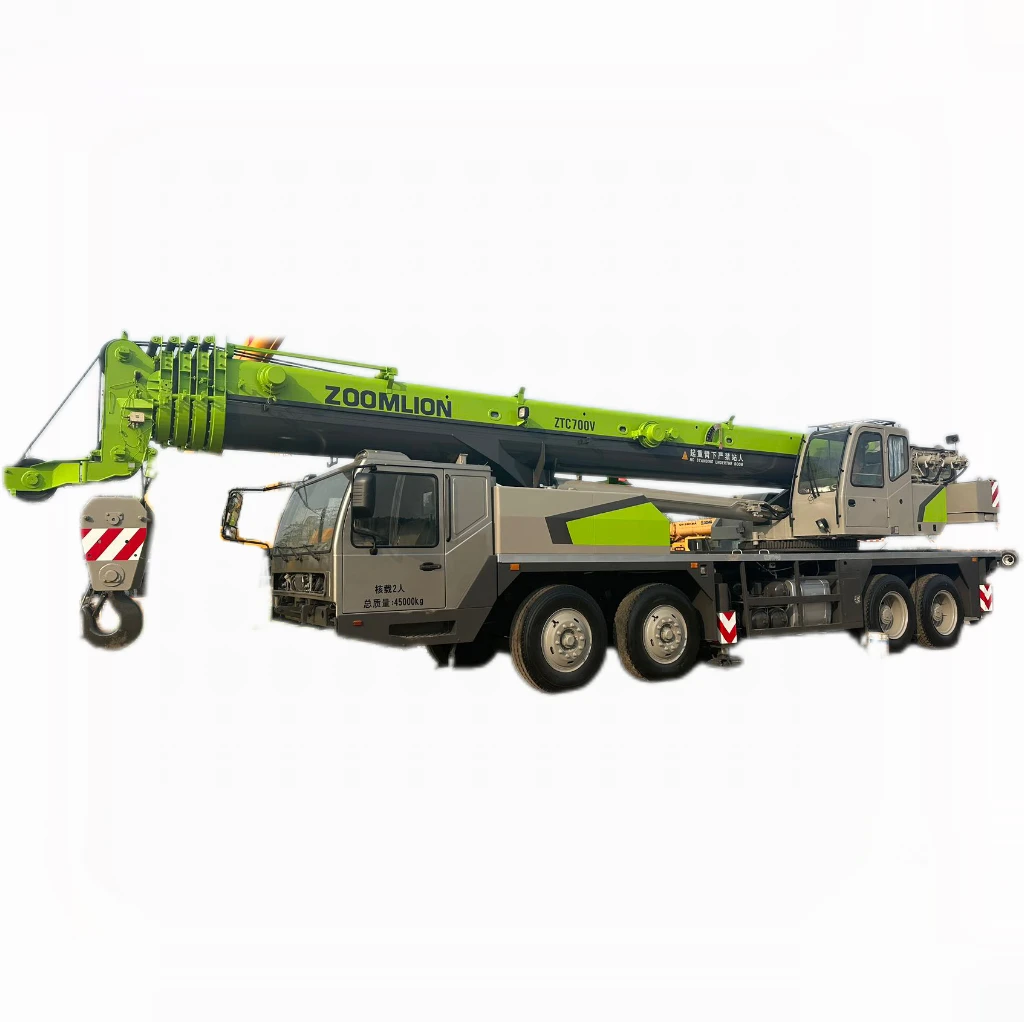 Zoomlion 70-ton crane, five-section arm, main arm 49 meters, counterweight 19 tons, complete procedures, original paint