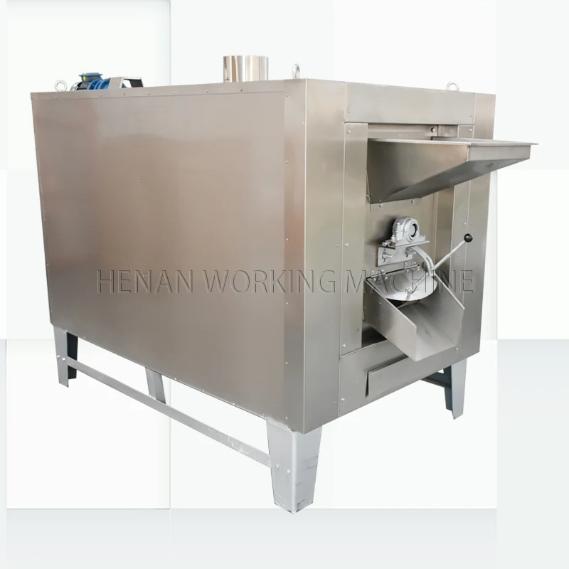 corn seed pistachio sesame cacao groundnut almond cashew nut roasting machine
