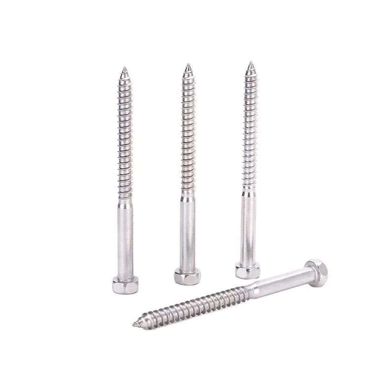 produce High Strength Professional Stainless Steel Fasteners Hexagonal head flange self-tapping screw
