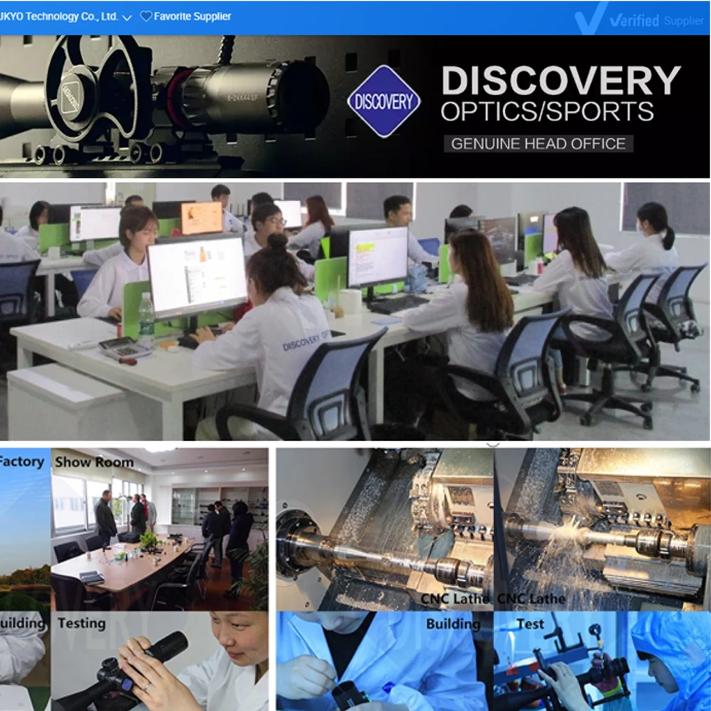  Прицел военного стандарта Discovery New с первым фокусным планом эргономичная регулировка параллакса HI