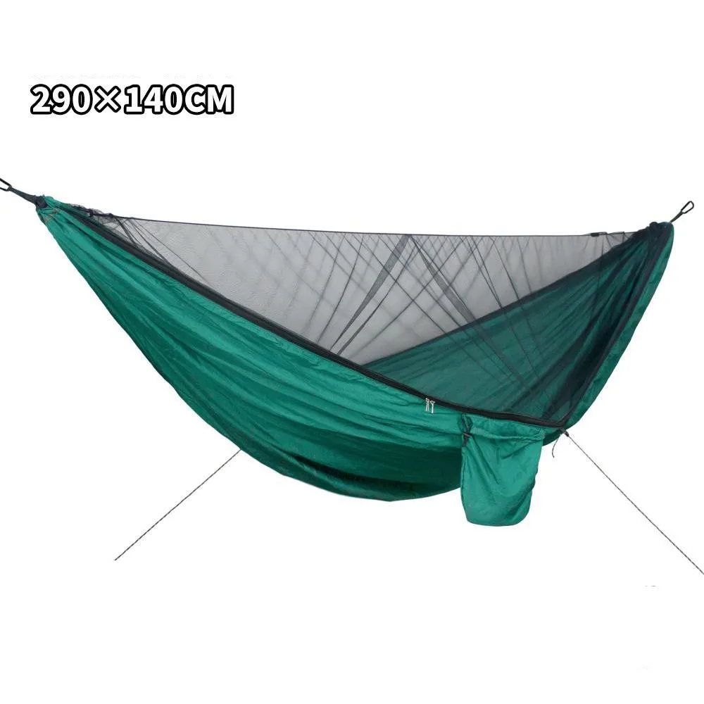 Camping Hammock 220 90cmultralight Outdoor Portable Double Parachute Nylon OEM Fabric Furniture Material Origin Size