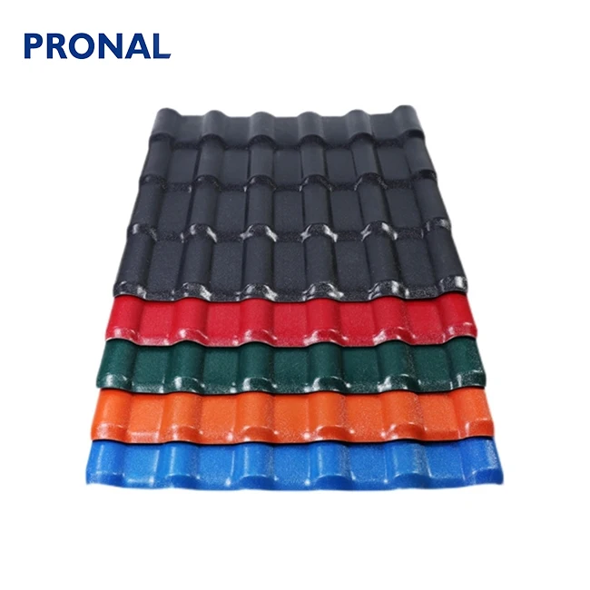 Synthetic Resin Roofing Sheet ASA Spanish Roofing Tile Plastic Roof Tile