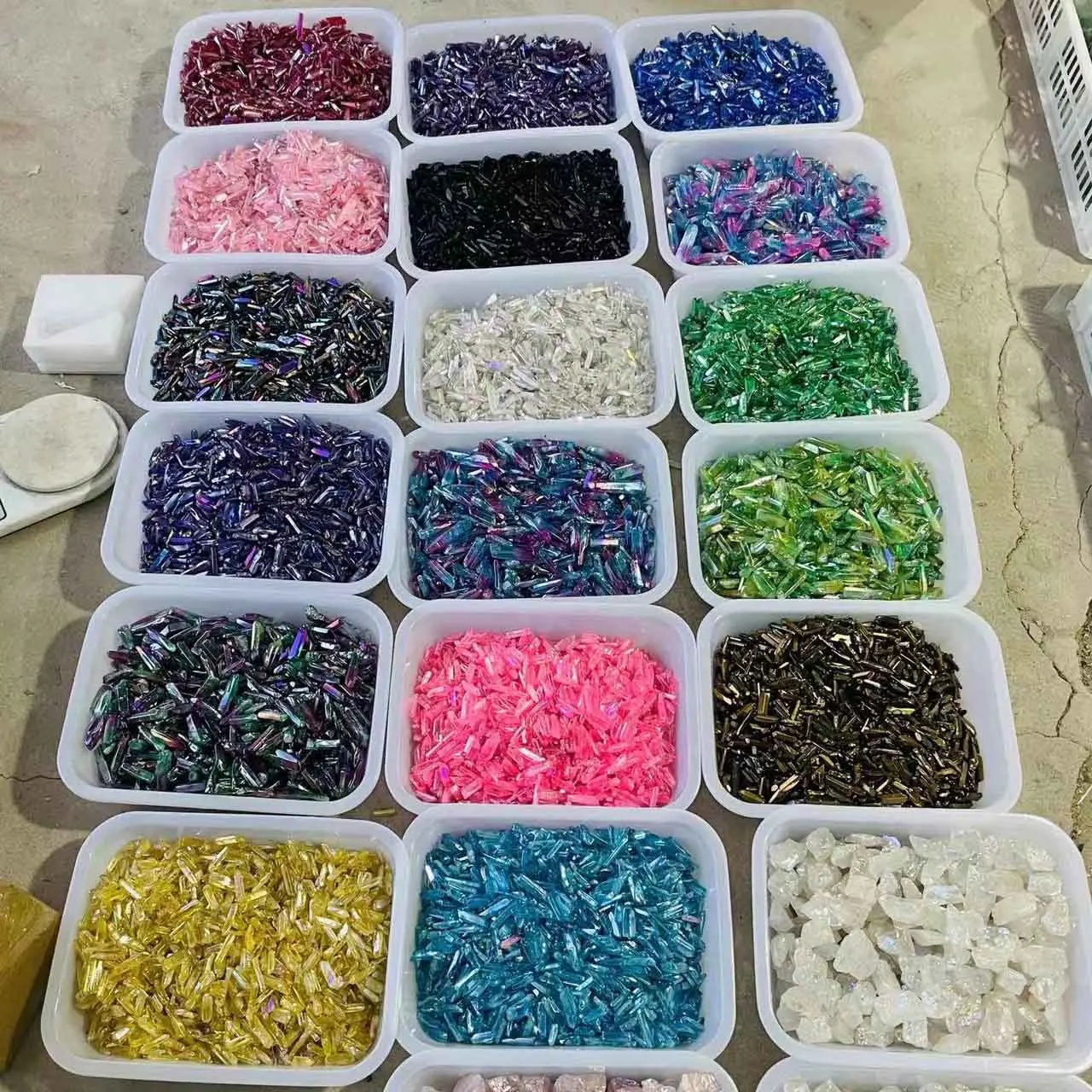 Wholesale Natural Crystal Healing Clear Quartz Point Angel Aura Rough Polished For Decoration