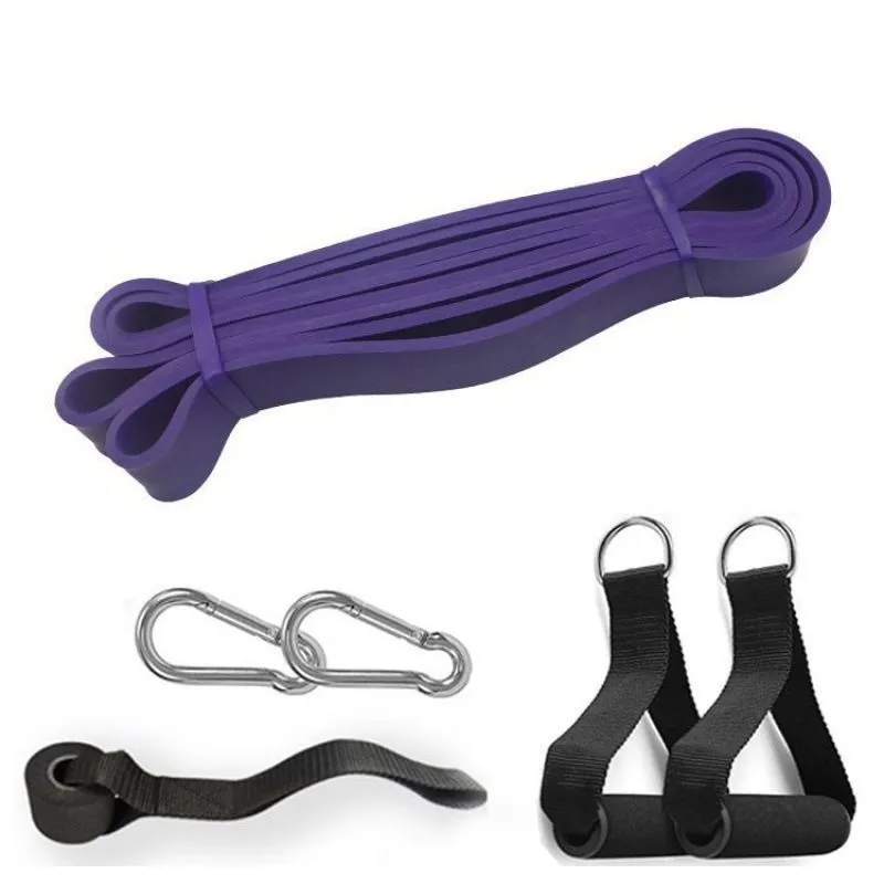 Gym Resistance Band Latex Pull-up assist Stretch Bands with door anchor